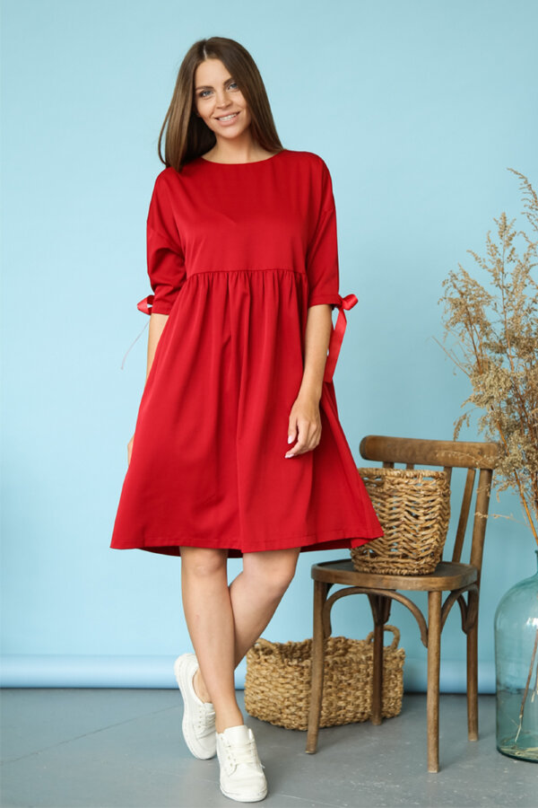 Платье 306/3 малиновый